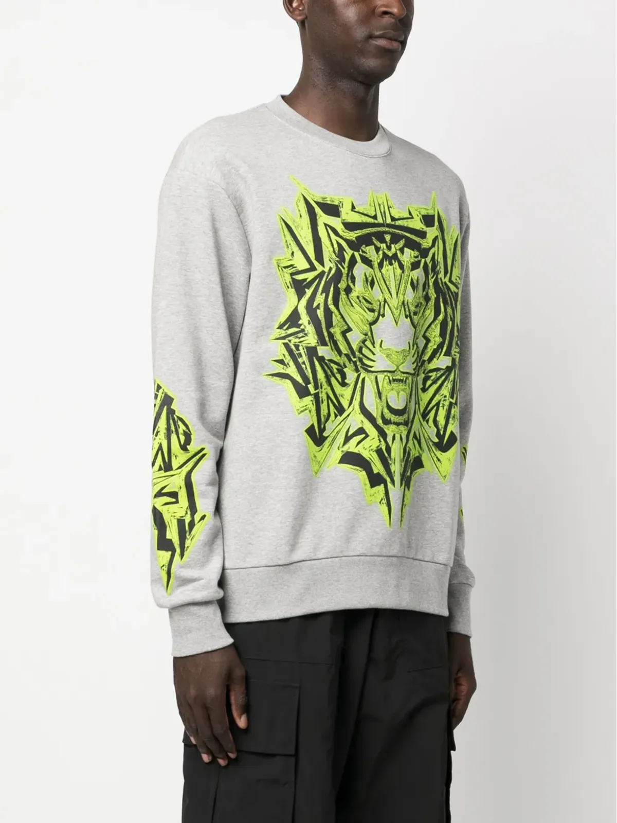 Plein Sport Thunder Tiger コットン混紡 スウェットシャツ - 画像3