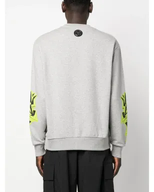 Plein Sport Thunder Tiger コットン混紡 スウェットシャツ - サムネイル4