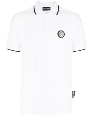 Plein Sport ロゴパッチ付きコットンポロシャツ - サムネイル1