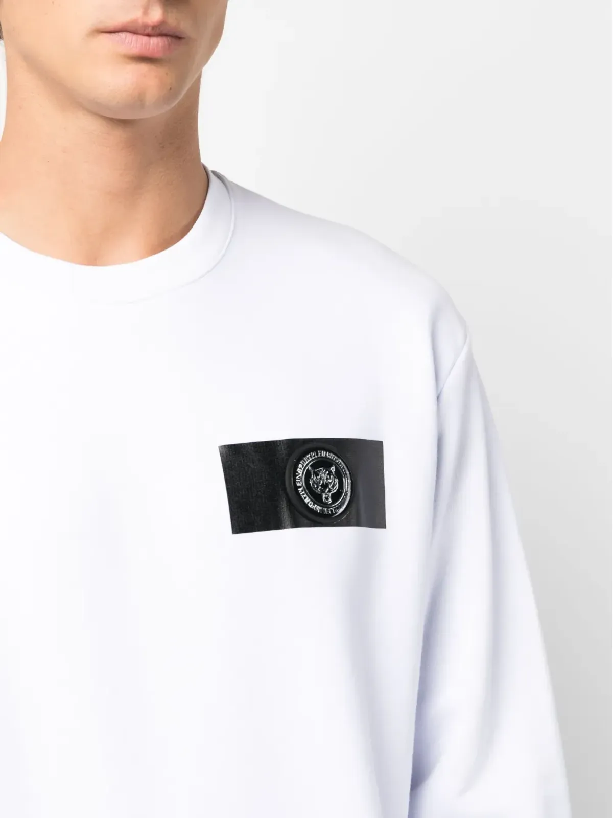 Plein Sport ロゴパッチ コットン スウェットシャツ - 画像5