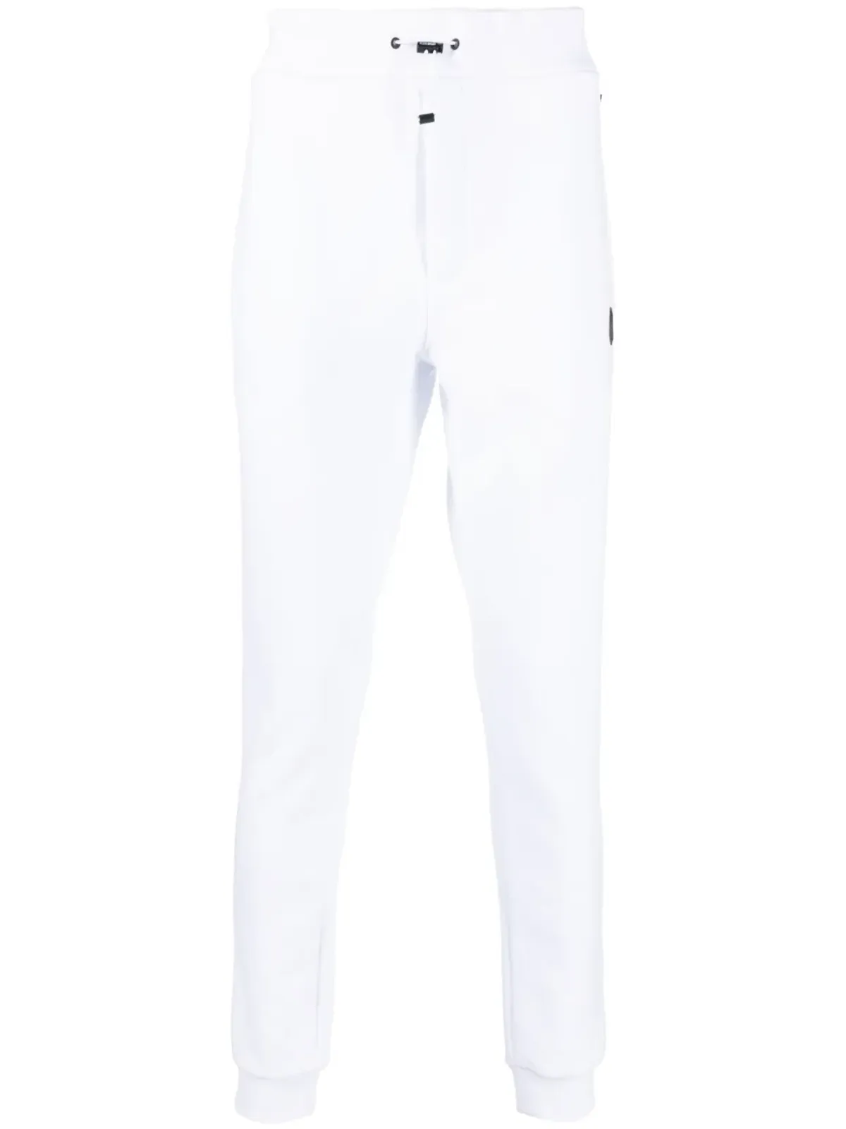 Plein Sport ロゴプレート付きコットン・トラックパンツ - 画像1