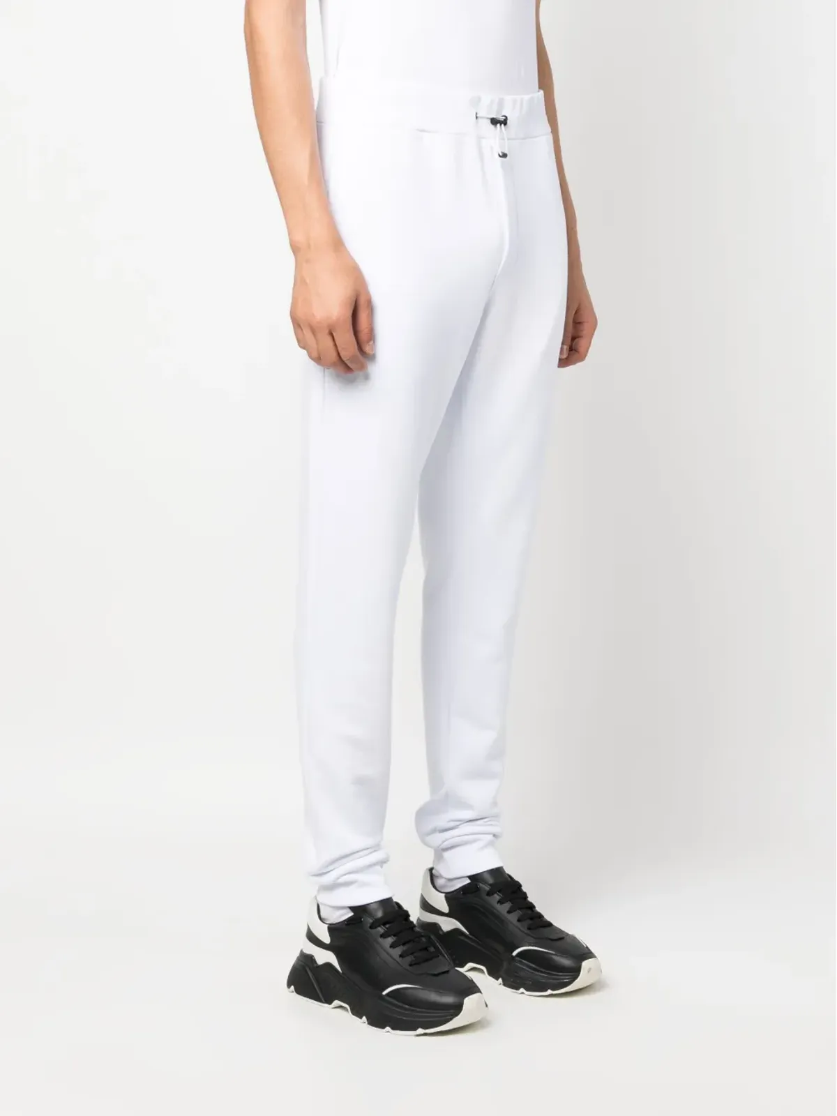 Plein Sport ロゴプレート付きコットン・トラックパンツ - 画像3