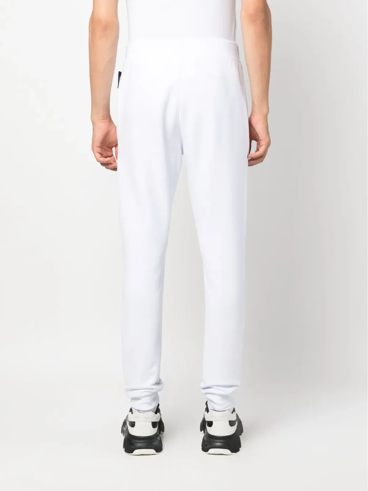 Plein Sport ロゴプレート付きコットン・トラックパンツ - 画像4
