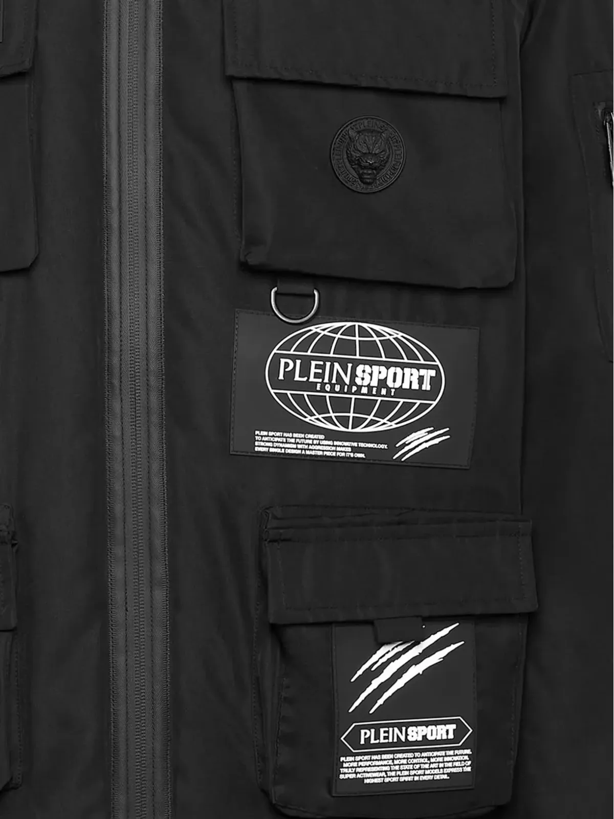 Plein Sport マルチポケット ボンバー ジャケット - 画像4