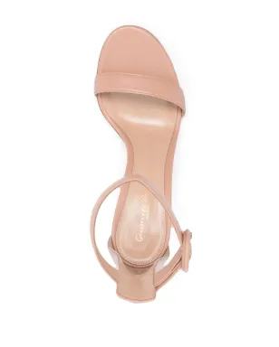 Gianvito Rossi Portofino レザーサンダル - サムネイル4
