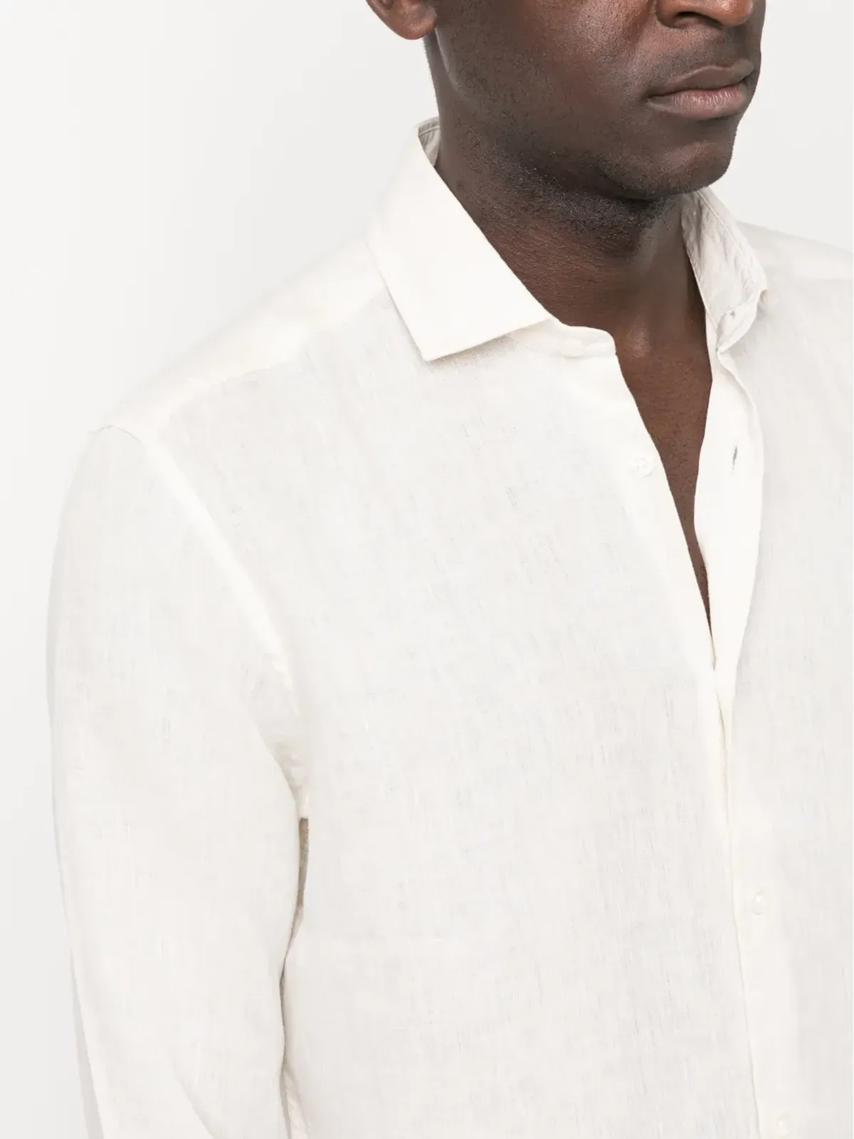 Frescobol Carioca linen long-sleeve shirt - Neutrals - 画像5