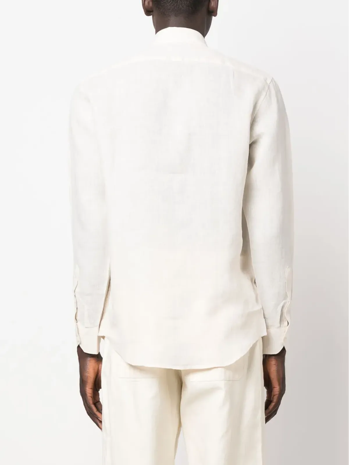 Frescobol Carioca linen long-sleeve shirt - Neutrals - 画像4