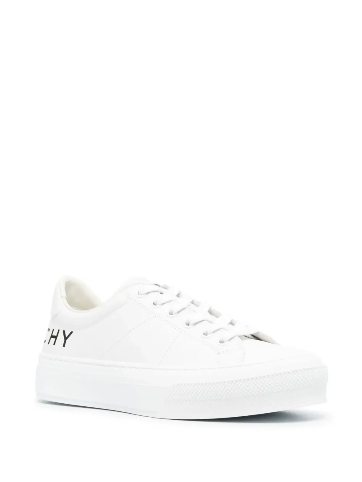Givenchy ロゴプリント レザー ローカット スニーカー - 画像2