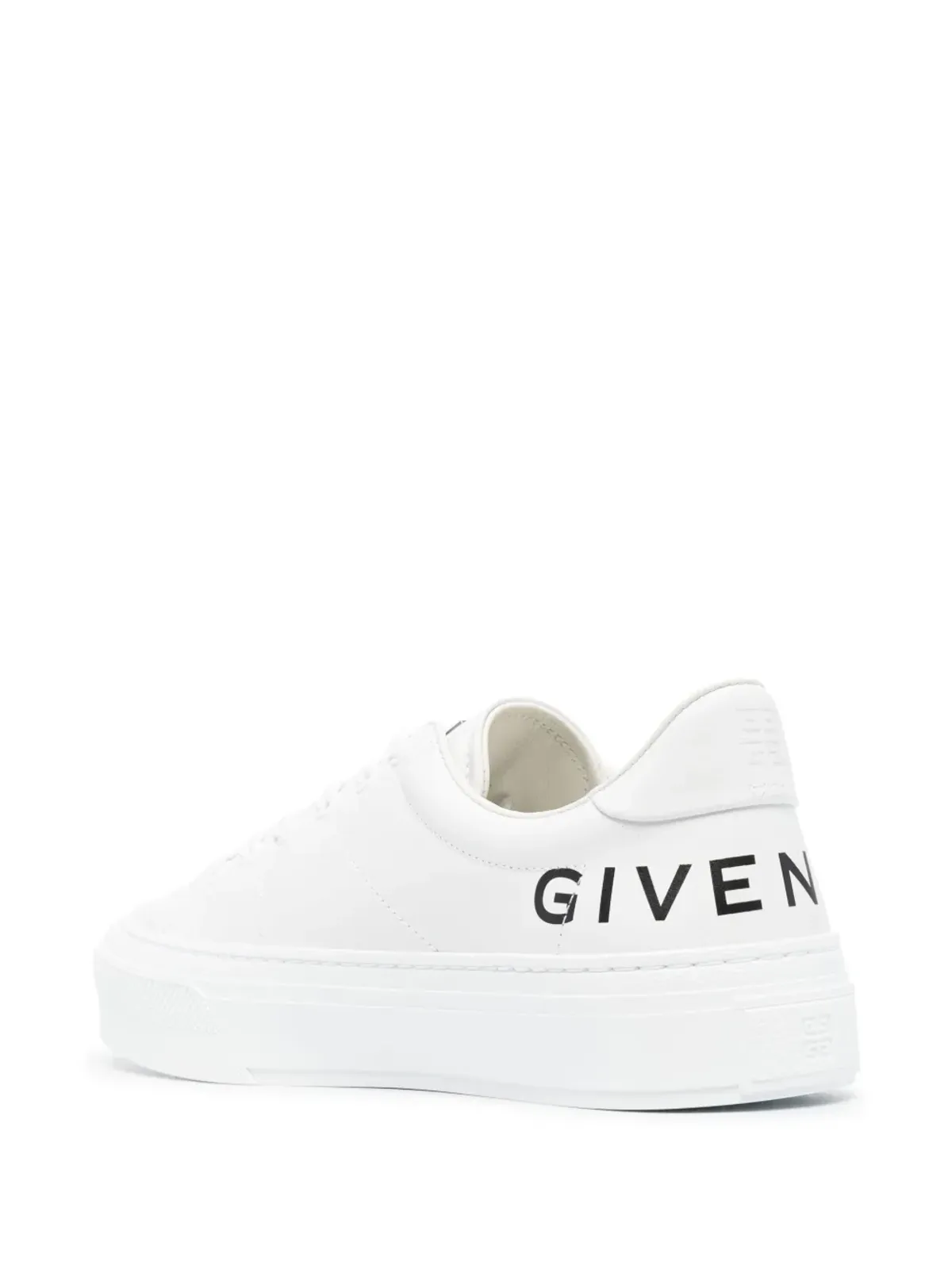 Givenchy ロゴプリント レザー ローカット スニーカー - 画像3