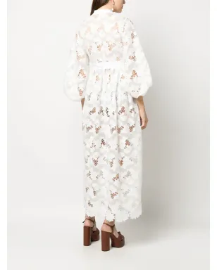 ERDEM Nairne 花柄レースのミディドレス - サムネイル4