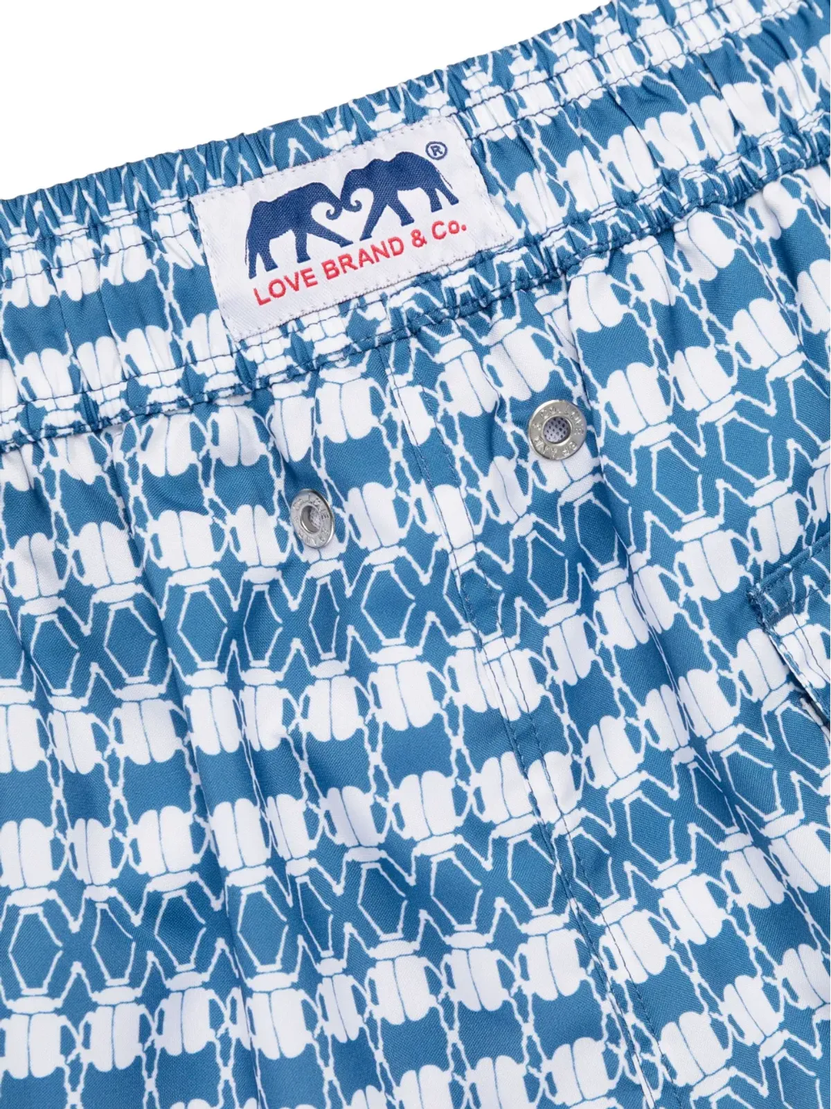 LOVE BRAND & Co. グラフィックプリント ドローストリング スイムショーツ - 画像3
