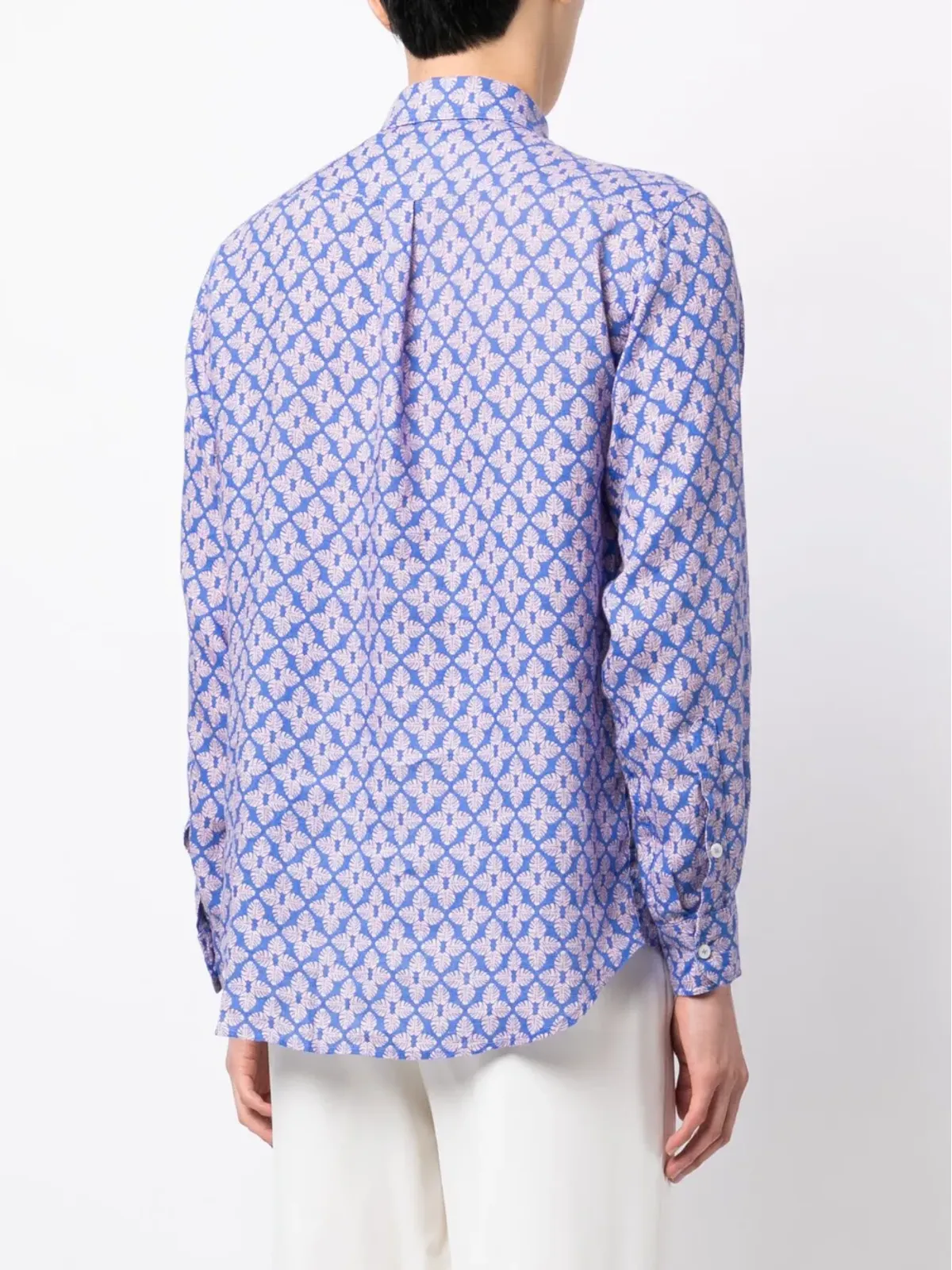 LOVE BRAND & Co. グラフィックプリントリネンシャツ - 画像4