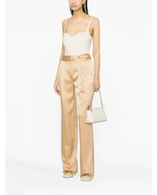 Ermanno Scervino プリーツ ベルト付き ハイウエストパンツ - サムネイル2