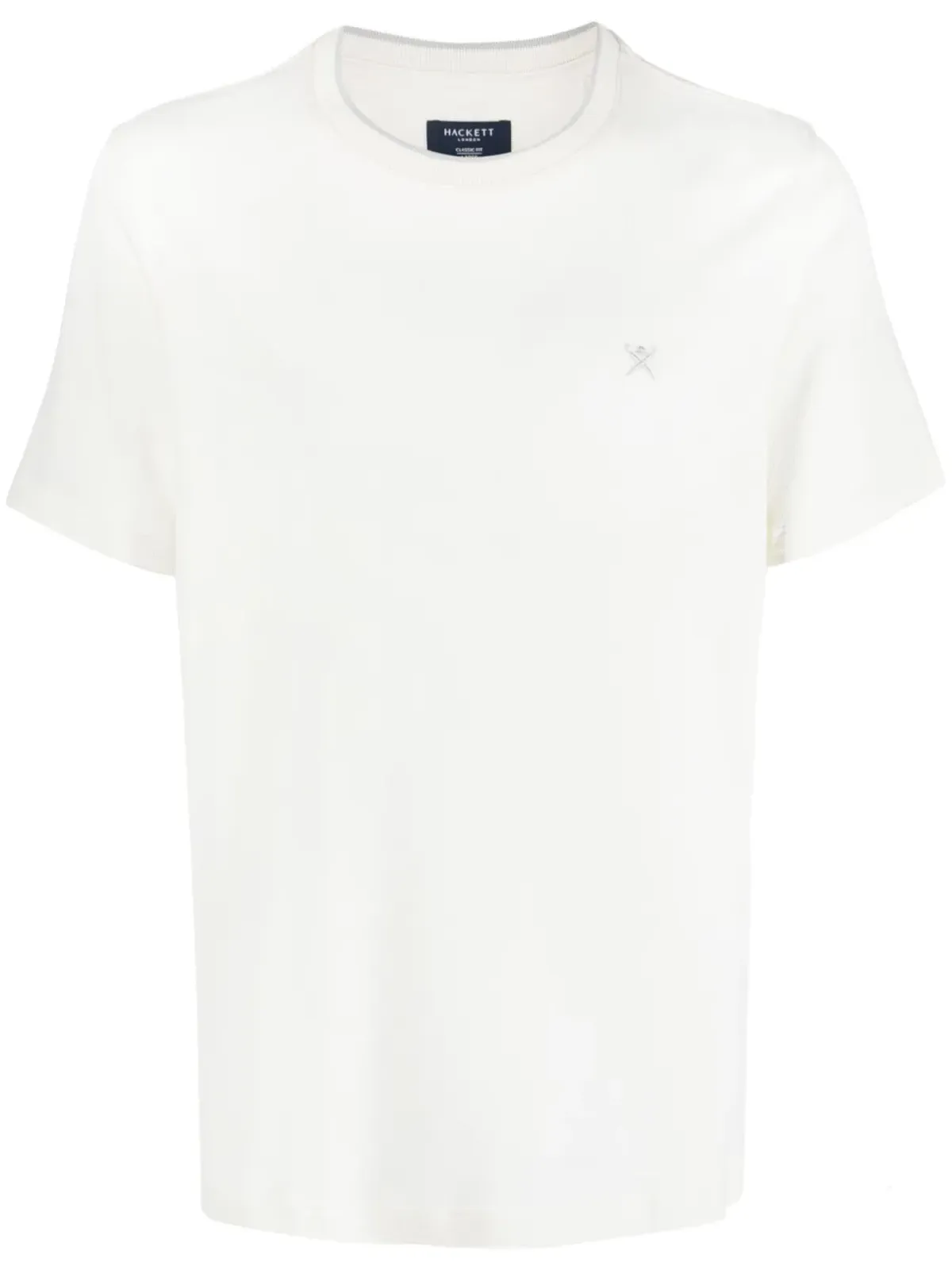Hackett 刺繍ロゴ コットン Tシャツ - ホワイト - 画像1