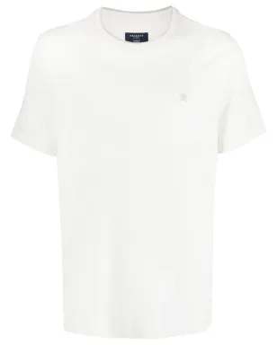Hackett 刺繍ロゴ コットン Tシャツ - ホワイト - サムネイル1