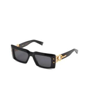 Balmain Eyewear Imperial square-frame sunglasses - Black - サムネイル2