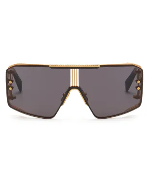 Balmain Eyewear Le Masque tinted sunglasses - Black - サムネイル1