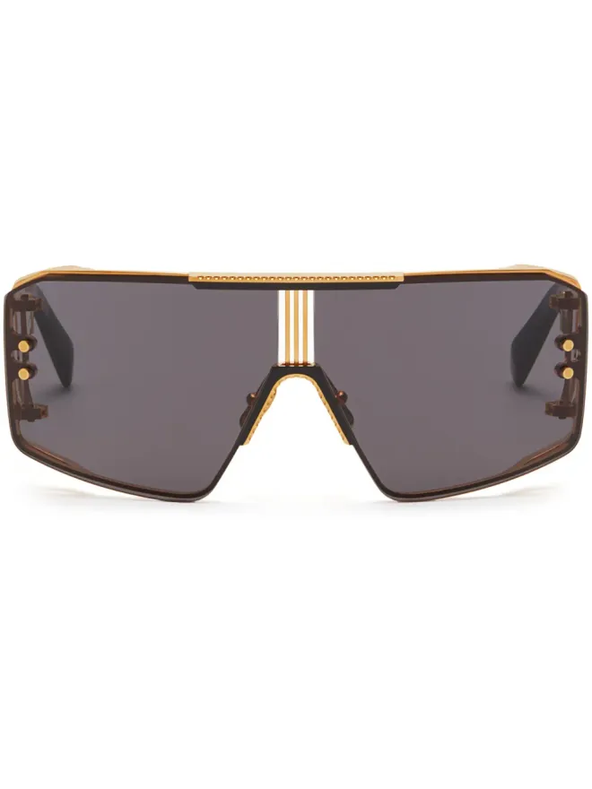 Balmain Eyewear Balmain Eyewear Le Masque tinted sunglasses - Blackの商品画像