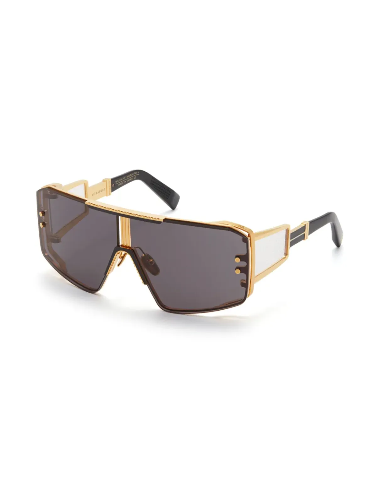 Balmain Eyewear Le Masque tinted sunglasses - Black - 画像2