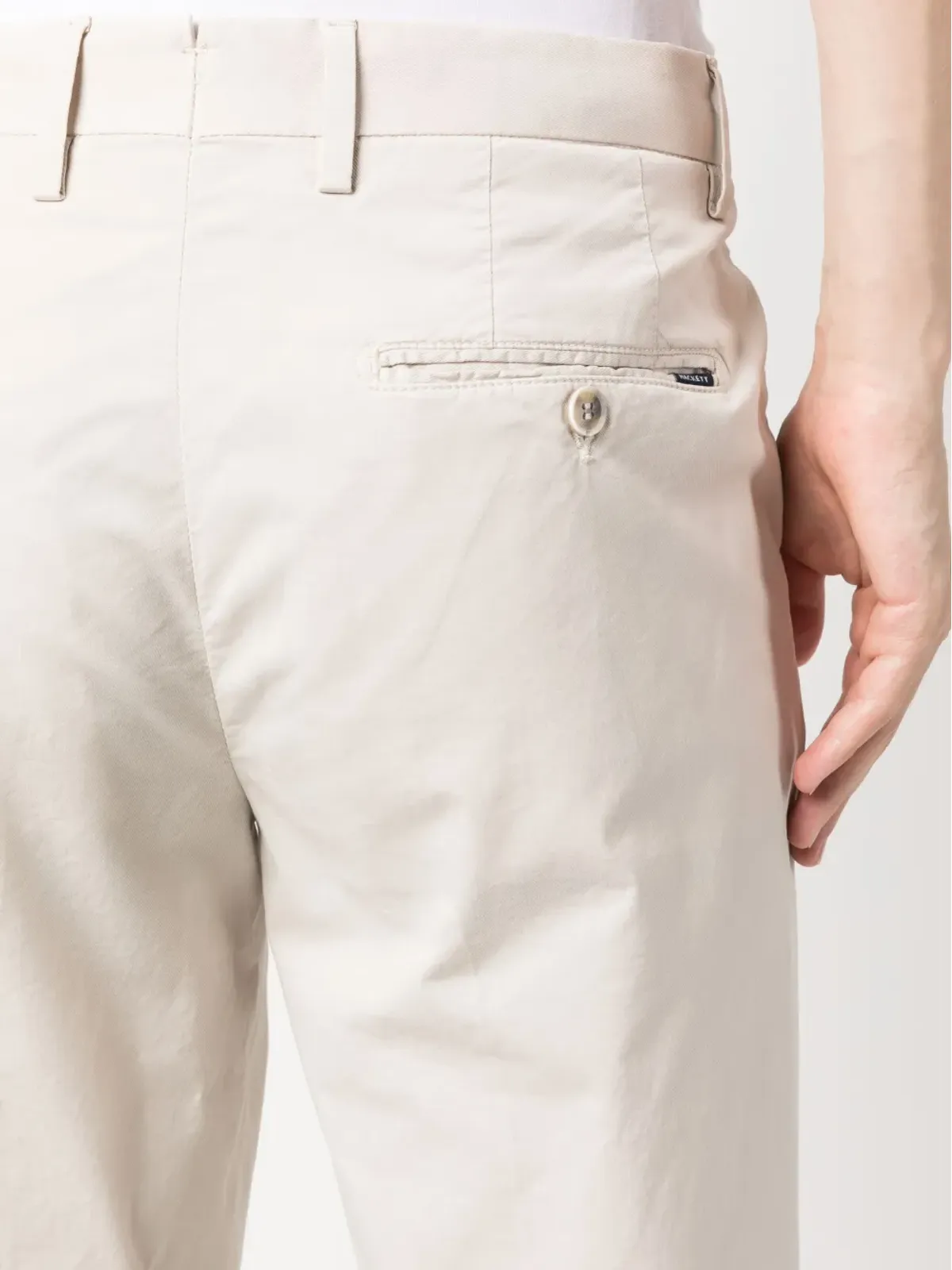 Hackett スリムカット・ストレッチコットン チノパンツ - Neutrals - 画像5