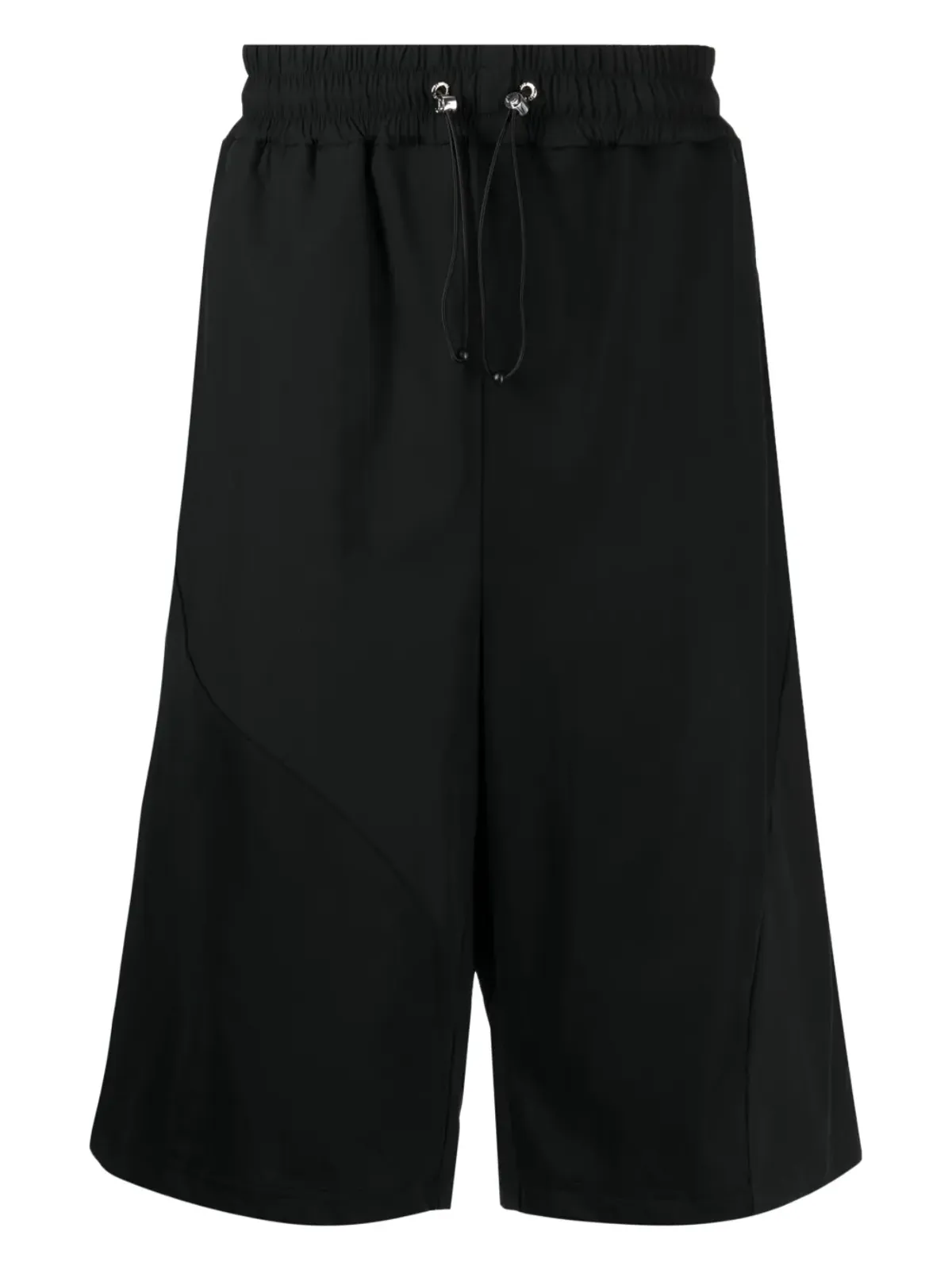 TEAM WANG design エラスティック・トラックショーツ ブラック - 画像1
