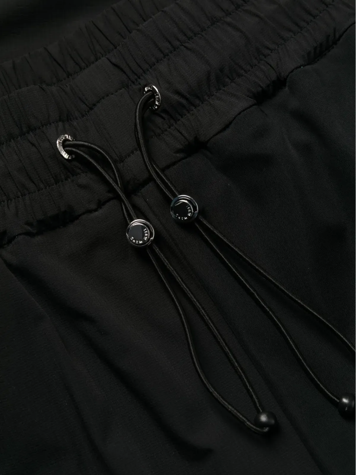 TEAM WANG design エラスティック・トラックショーツ ブラック - 画像3