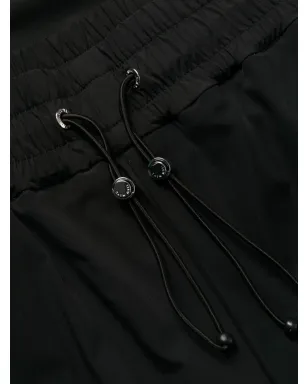 TEAM WANG design エラスティック・トラックショーツ ブラック - サムネイル3