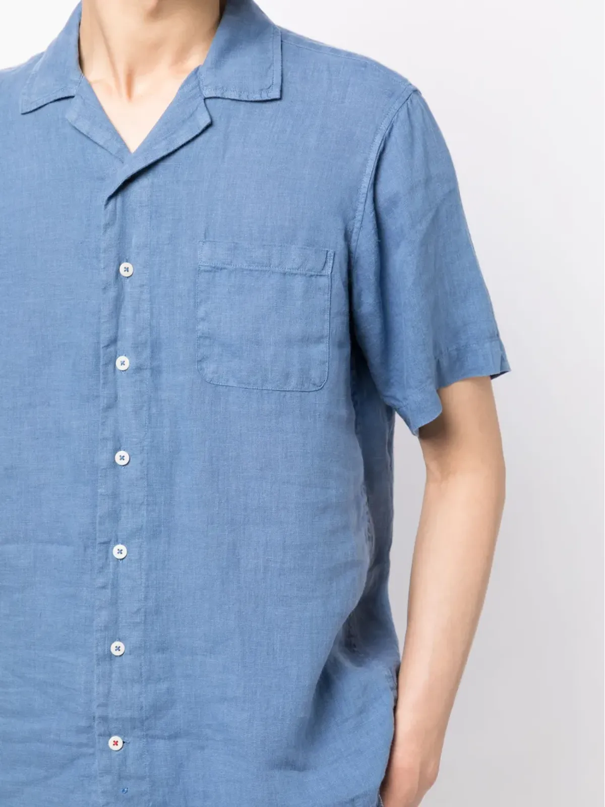 LOVE BRAND & Co. チェストポケット付きリネンシャツ - 画像5