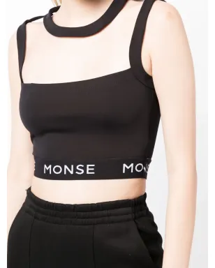 Monse ロゴプリント パネルデザイン クロップトップ - サムネイル5