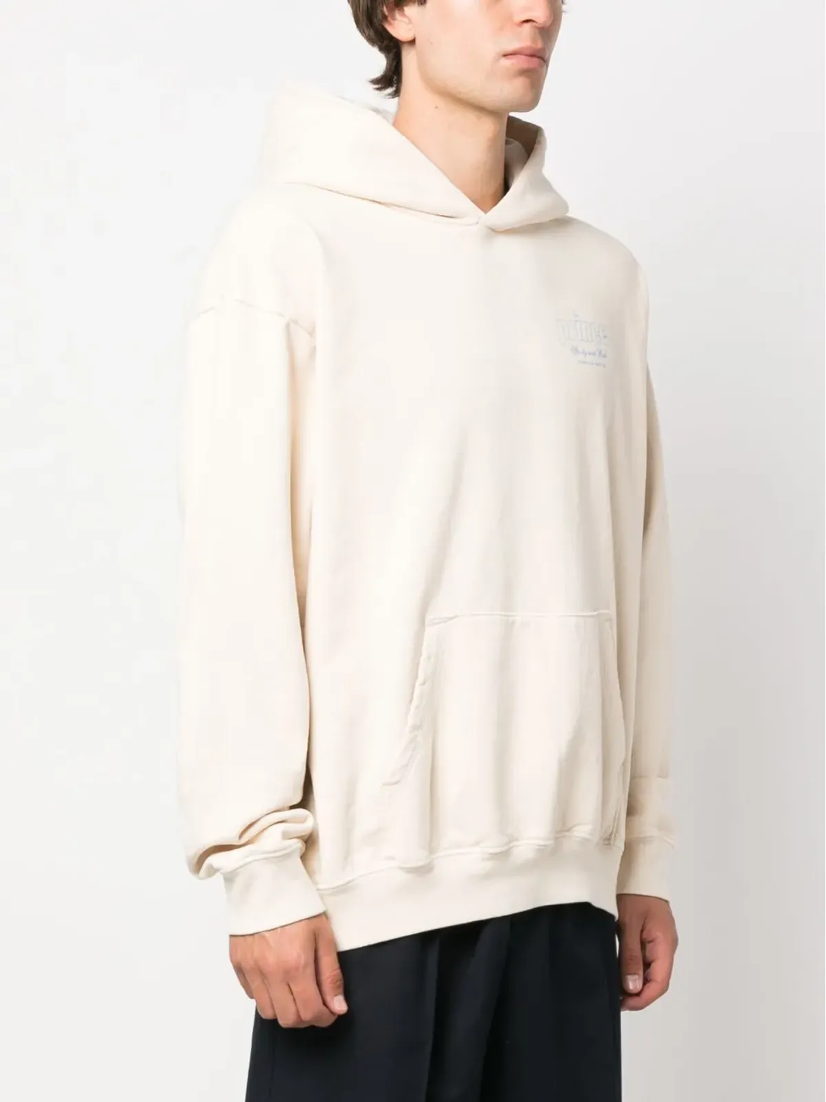 Sporty & Rich ロゴプリント コットン フーディ - 画像5