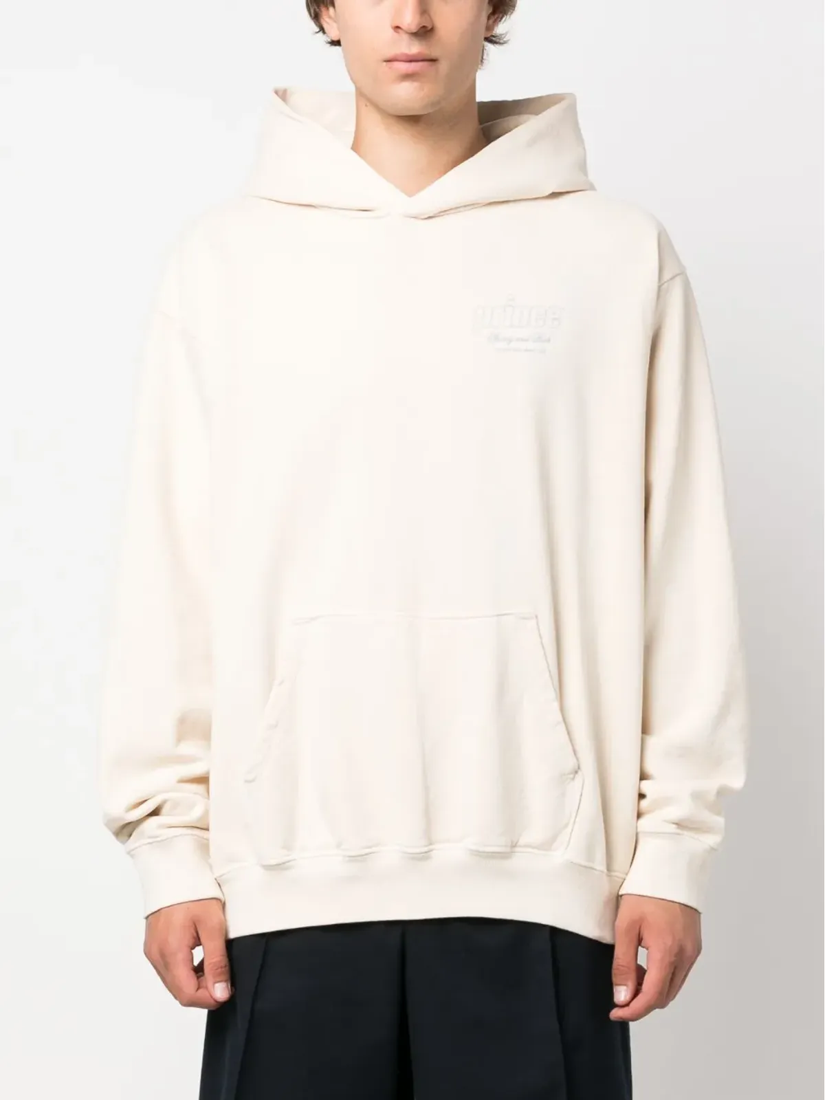 Sporty & Rich ロゴプリント コットン フーディ - 画像4
