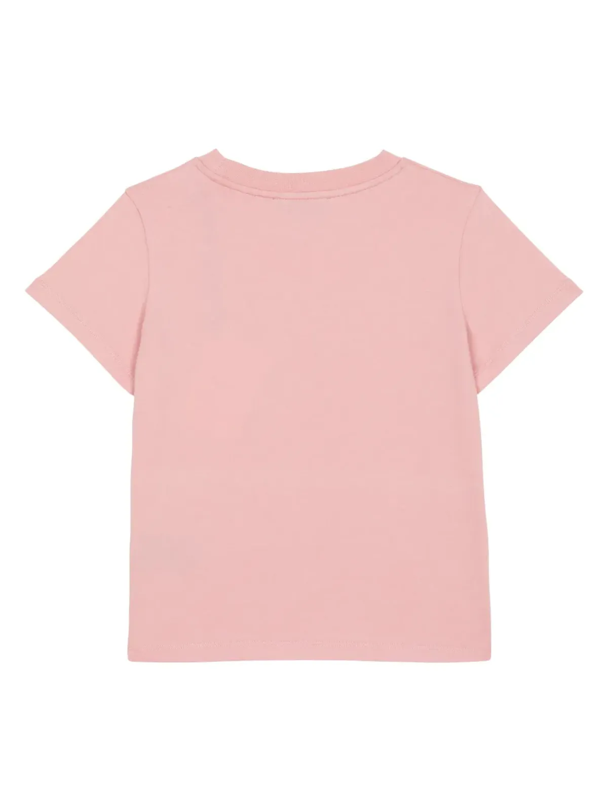 Balmain Kids フロックド ロゴプリント Tシャツ - ピンク - 画像2