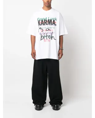 VETEMENTS ワイドレッグ コットンパンツ - サムネイル2