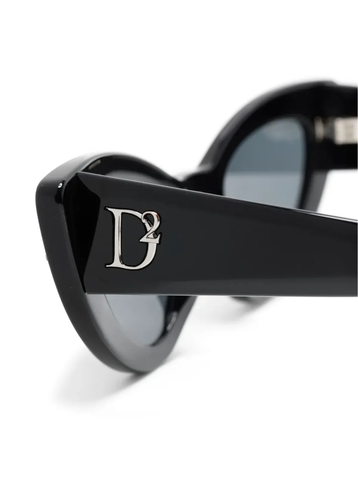 DSQUARED2 EYEWEAR クリスタル装飾キャットアイサングラス - 画像3
