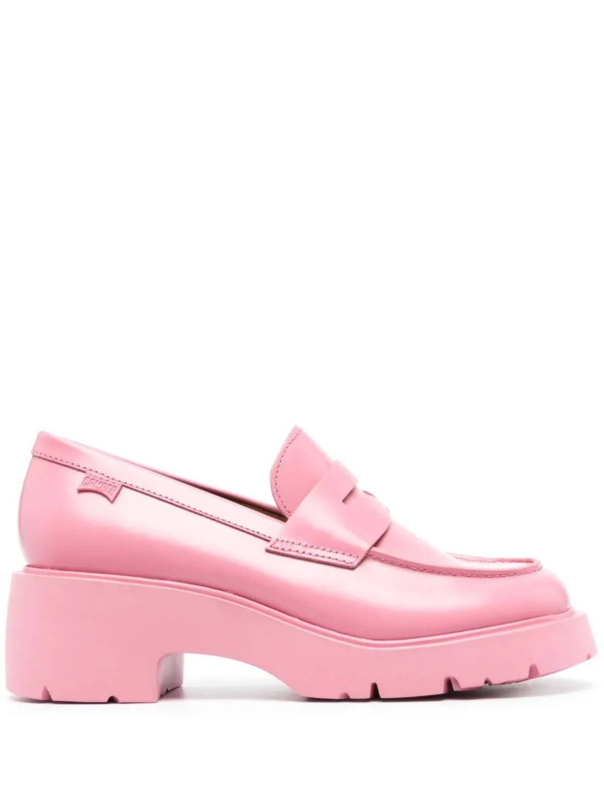 Camper Milah 60mm ミッドブロックヒール ローファー - 画像1
