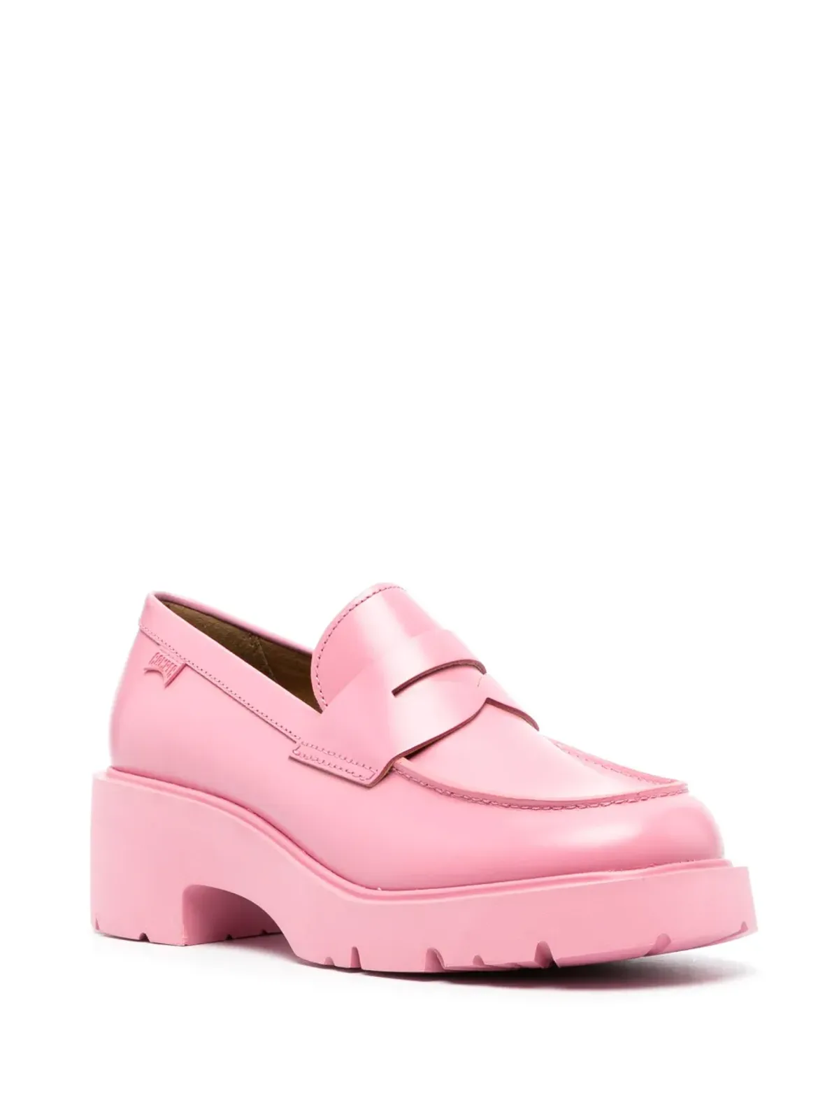 Camper Milah 60mm ミッドブロックヒール ローファー - 画像2