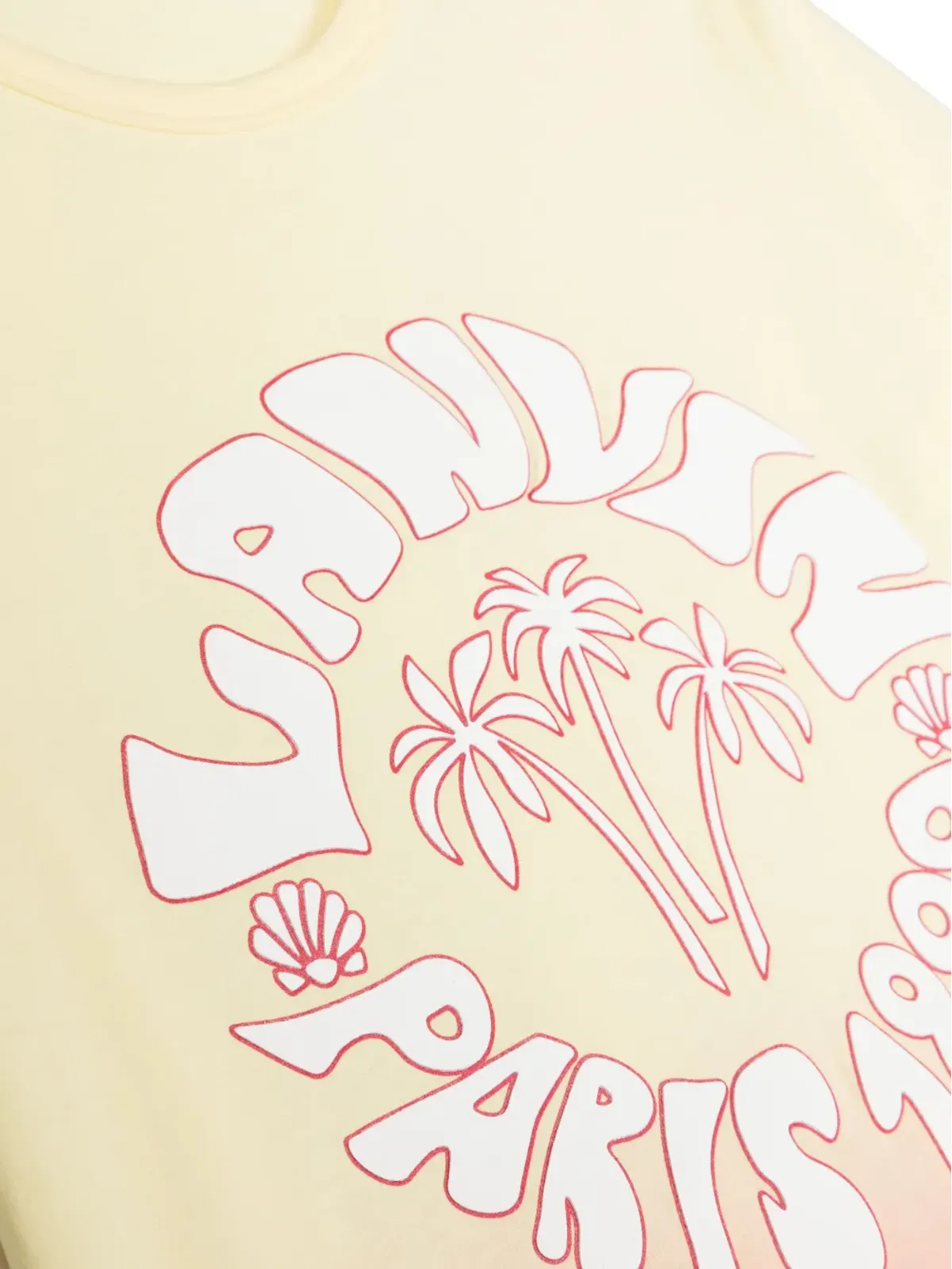 Lanvin Enfant オムブレ効果 コットンTシャツ イエロー - 画像3
