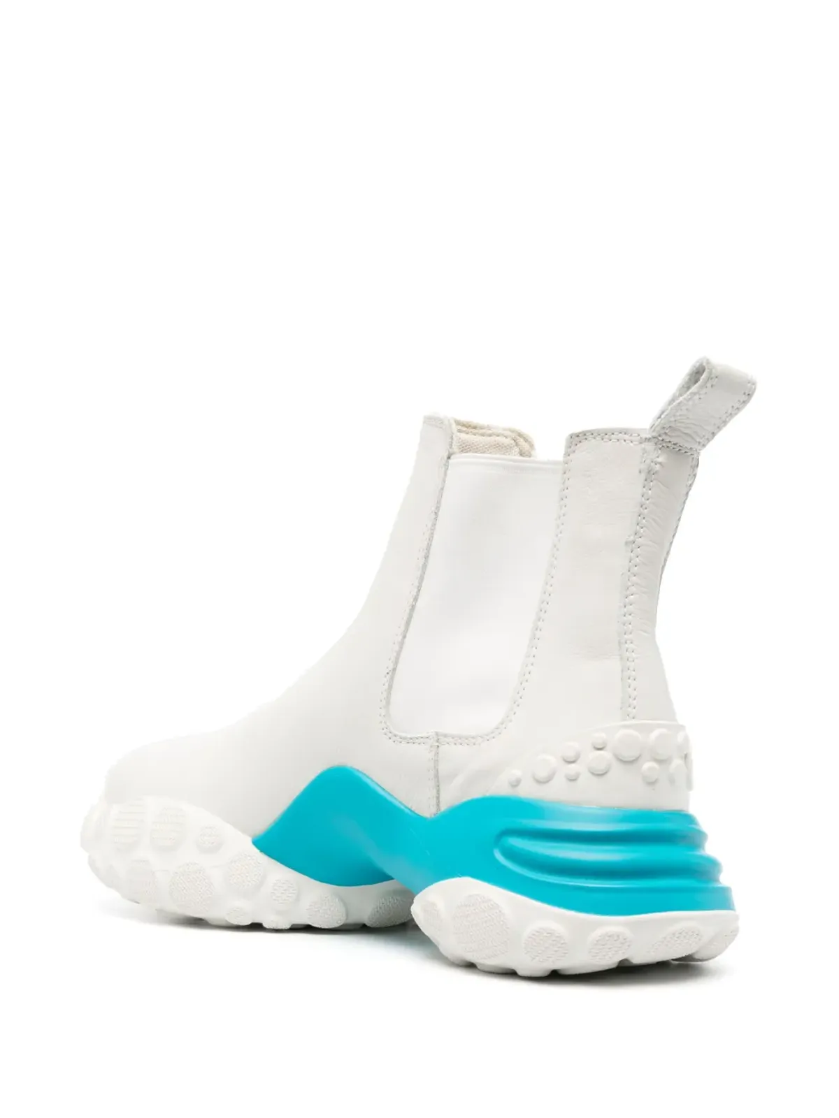 Camper コントラストソール レザーブーツ - White - 画像3