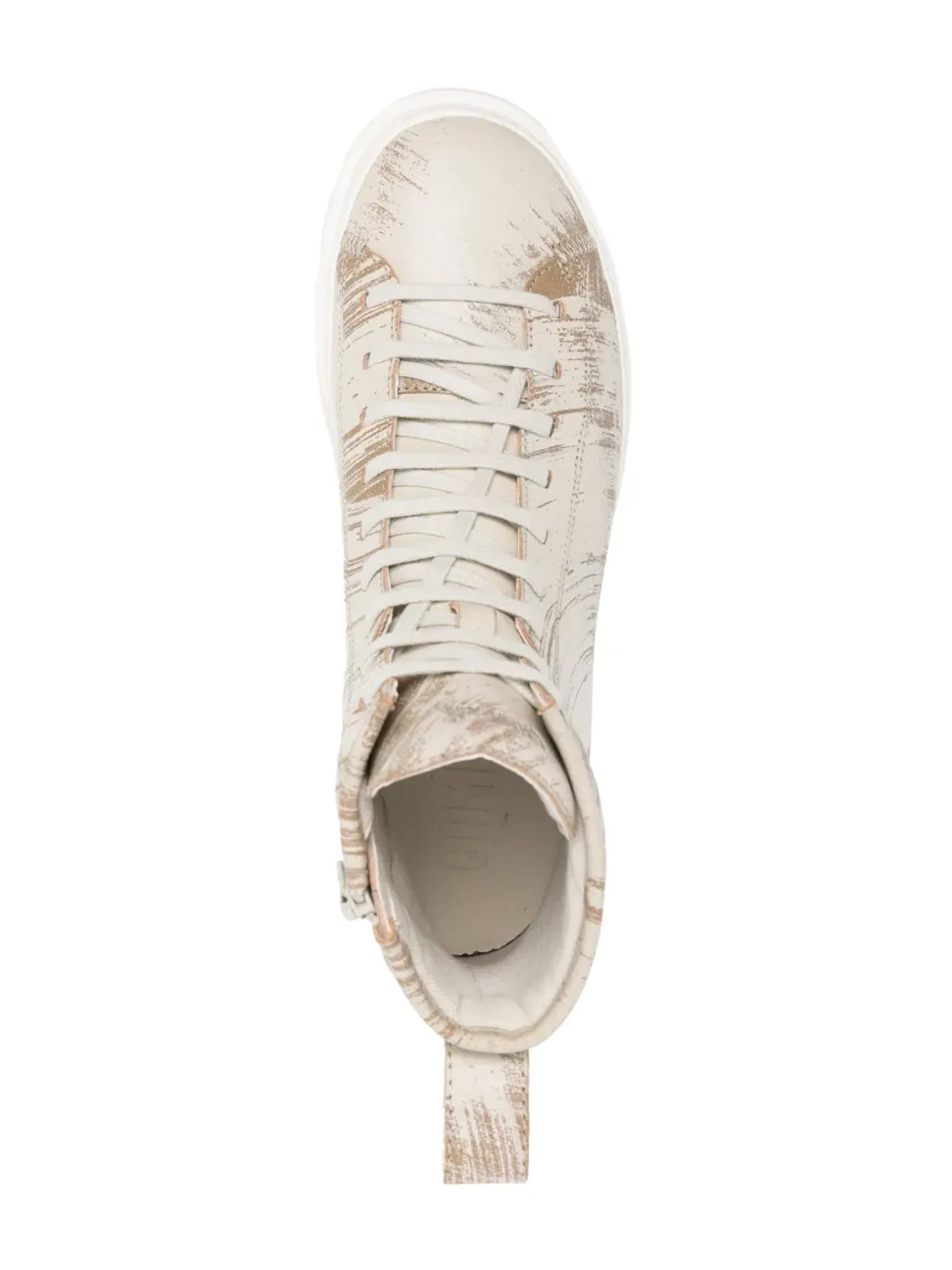 Camper Brutus leather biker boots - Neutrals - 画像4