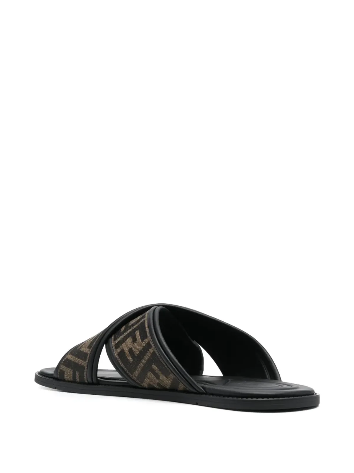FENDI FF-jacquard slides - Black - 画像3