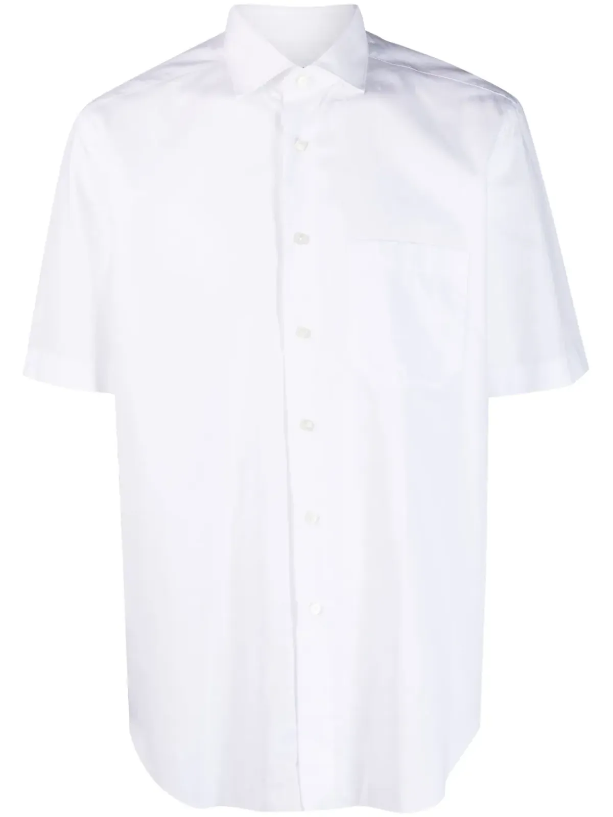 Xacus スプレッドカラー半袖シャツ - White - 画像1