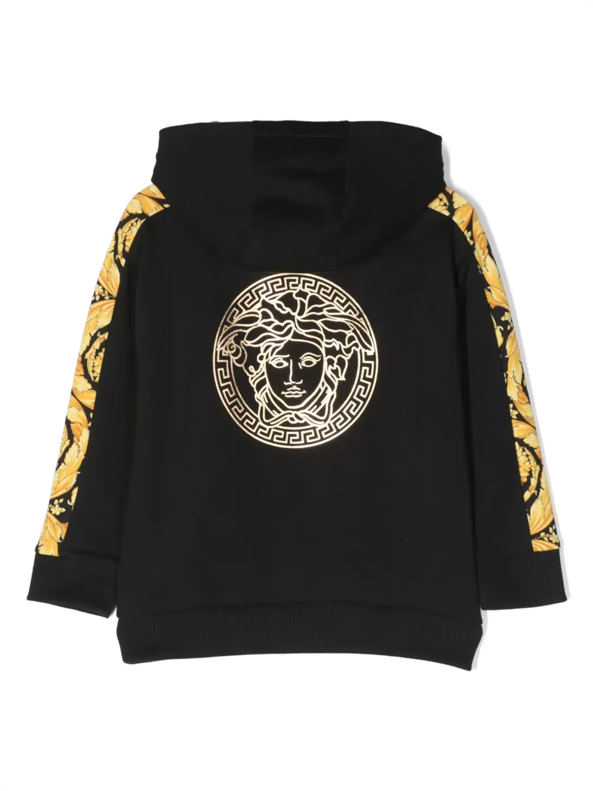 Versace Kids バロッコ キッズ プリント コットン フーディー - 画像2