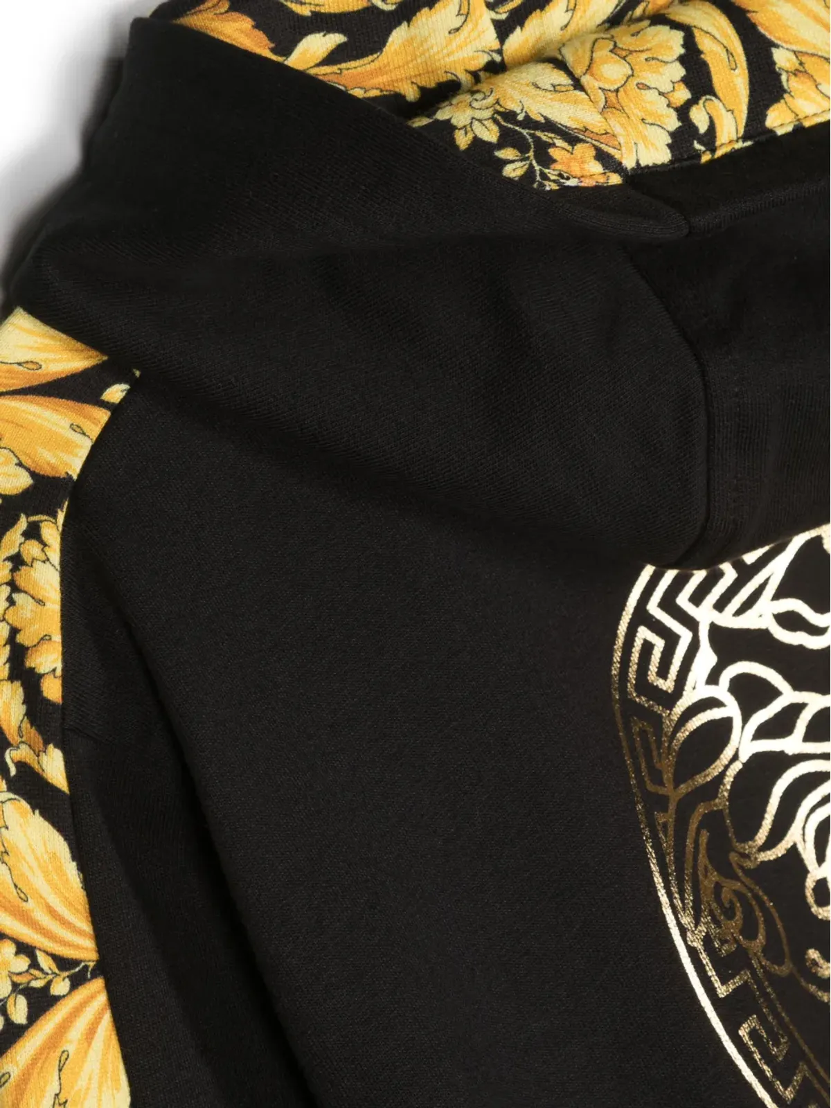 Versace Kids バロッコ キッズ プリント コットン フーディー - 画像3