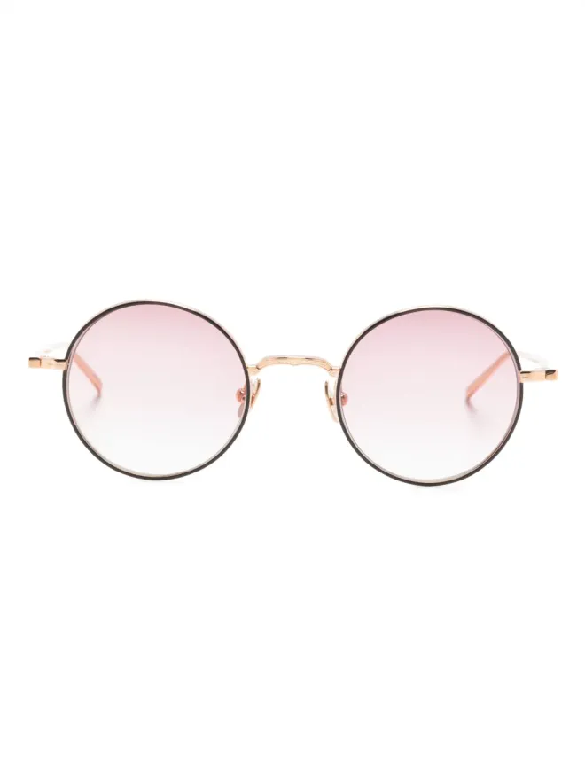 Matsuda Matsuda gradient round-frame sunglasses - Pinkの商品画像