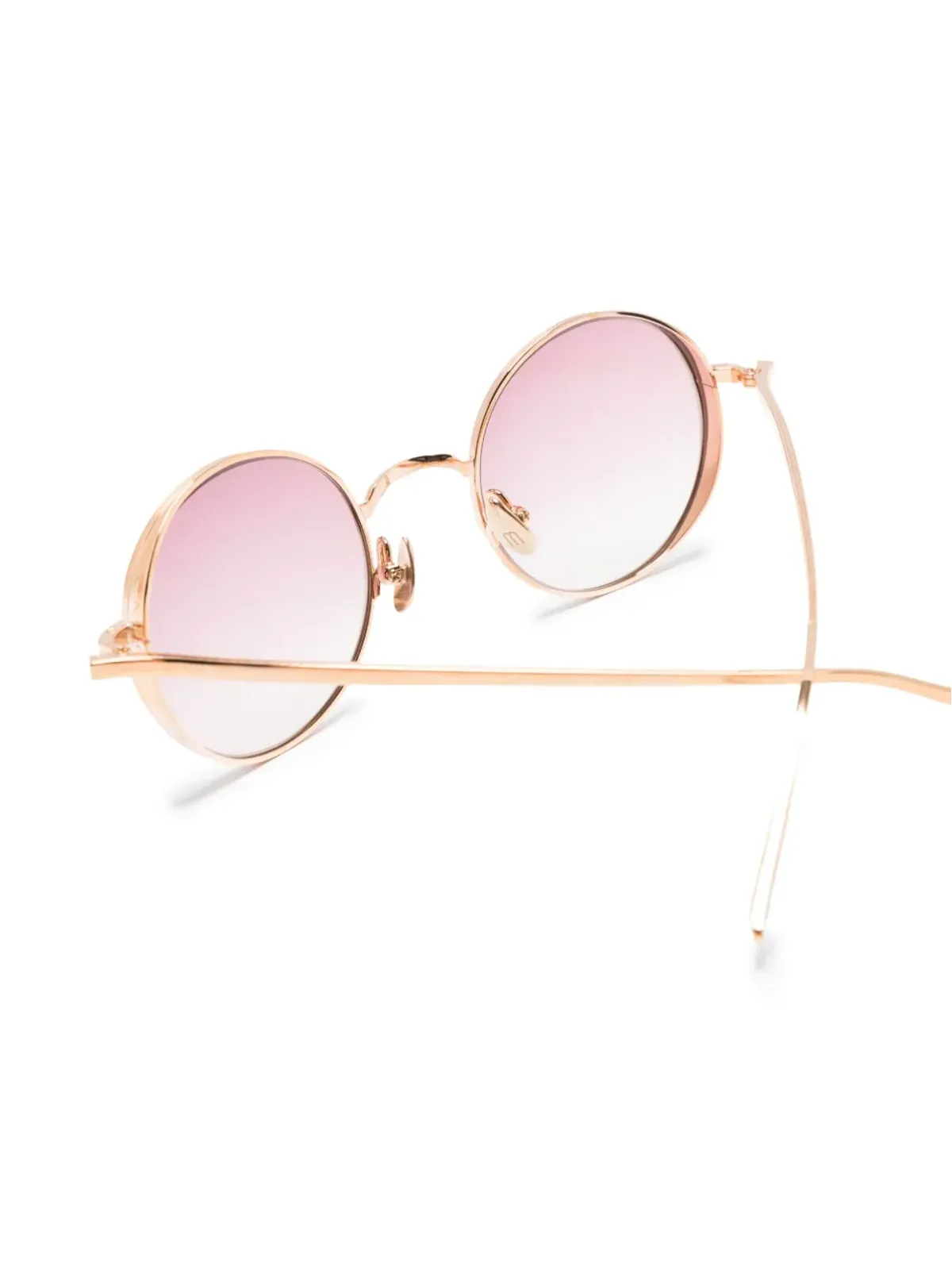 Matsuda gradient round-frame sunglasses - Pink - 画像3