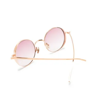 Matsuda gradient round-frame sunglasses - Pink - サムネイル3