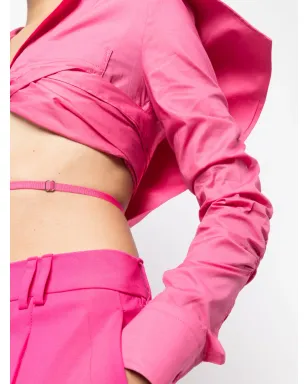 Jacquemus La Chemise Meio クロップドシャツ - サムネイル5