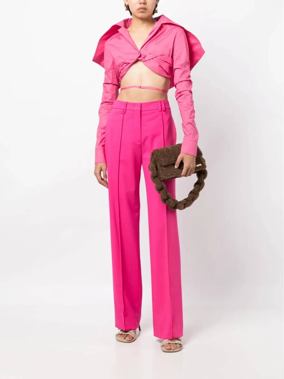 Jacquemus La Chemise Meio クロップドシャツ - 画像2