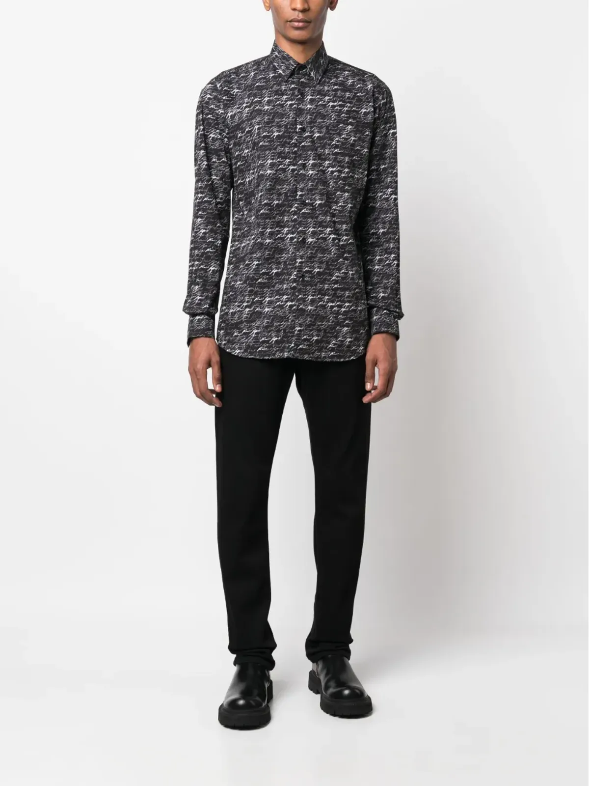 Karl Lagerfeld Karl Signature コットンシャツ - 画像2