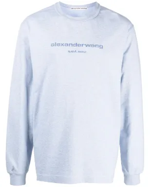Alexander Wang グリッターエフェクト ロングスリーブTシャツ - サムネイル1